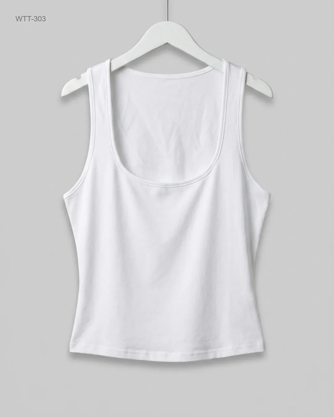 Womens Tank Top | Unknown | Preloved Branded | White Polyester | Excellent | OTS Thrift Store Islamabad Pakistan