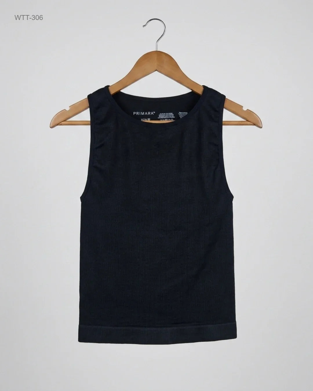 Shop Premium Womens Tank Top by Primark | Preloved Branded Clothes | Black Nylon | Womens | OTS Thrift Store Lahore Pakistan