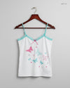 Shop Premium Womens Tank Top by Secret Possessions | Preloved Branded Clothes | White Cotton | Womens | OTS Thrift Store Peshawar Pakistan