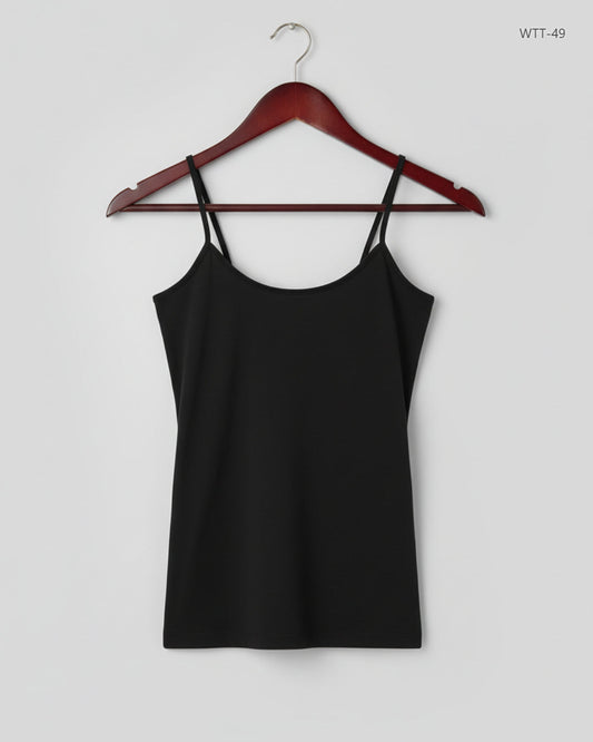 UK Imported secondhand Womens Tank Top - Hema brand, Black Polyester, Premium condition, for Womens - Online Thrift Store Karachi Pakistan
