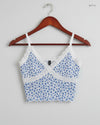 Womens Tank Top | H&M | Preloved Branded | White Polyester | Premium | OTS Thrift Store Karachi Pakistan