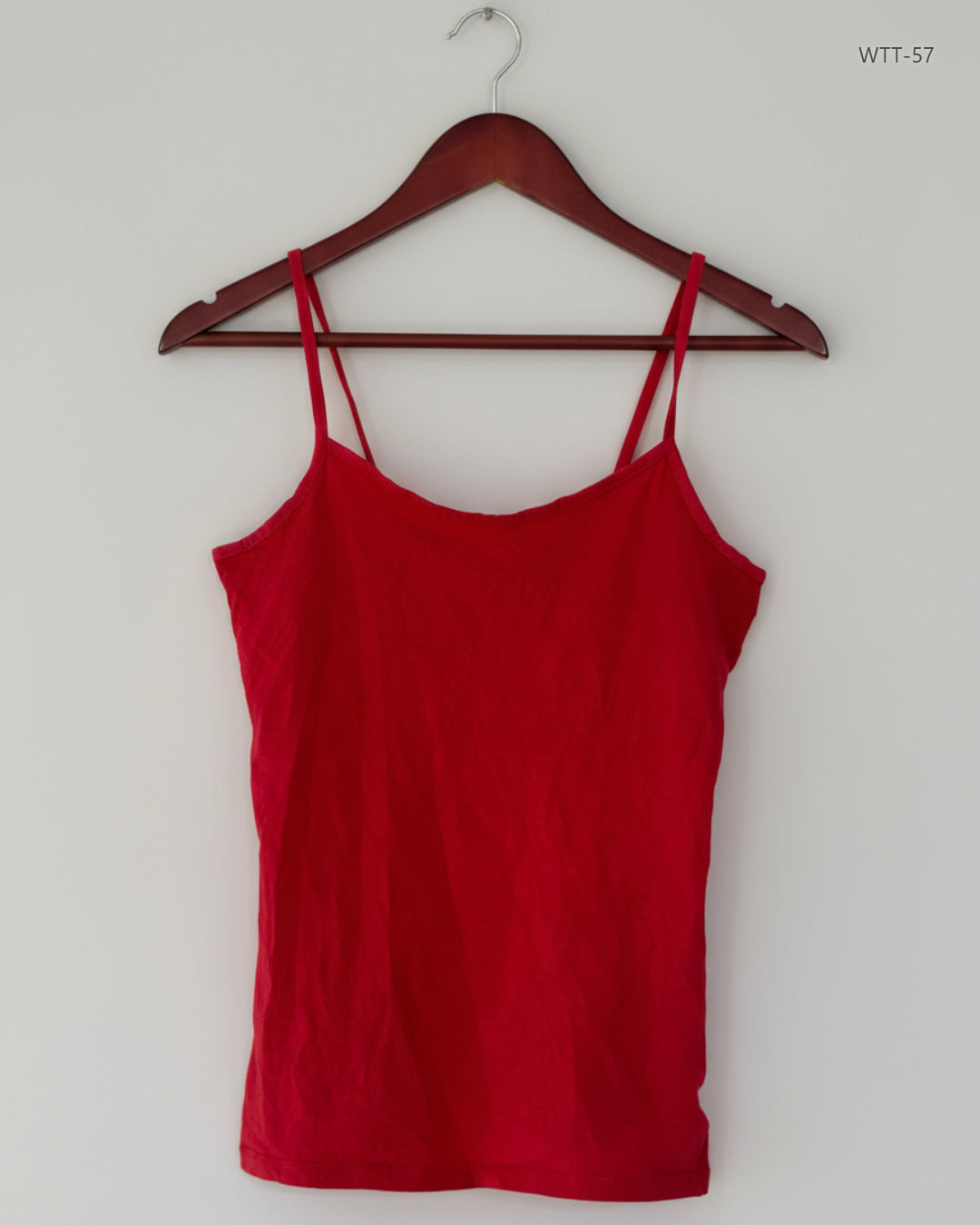 UK Imported secondhand Womens Tank Top - F&F brand, Red Cotton, Premium condition, for Womens - Online Thrift Store Lahore Pakistan