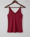 Secondhand Branded Womens Tank Top by H&M, Maroon Polyester fabric, Premium condition, for Womens - Online Thrift Shop Lahore Pakistan