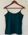 Shop Premium Womens Tank Top by Zara | Preloved Branded Clothes | Green Polyester | Womens | OTS Thrift Store Lahore Pakistan
