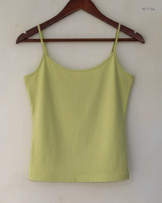 Shop Premium Womens Tank Top by sandwich | Preloved Branded Clothes | Lime Cotton | Womens | OTS Thrift Store Karachi Pakistan