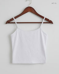 Shop Premium Womens Tank Top by Unknown | Preloved Branded Clothes | White Polyester | Womens | OTS Thrift Store Karachi Pakistan