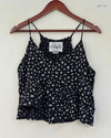 Womens Tank Top | Superdry | Preloved Branded | Black Polyester | Premium | OTS Thrift Store Lahore Pakistan