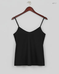 Preloved Premium Womens Tank Top by R edition, Black Polyester for Womens - OTS Thrift Shop Peshawar Pakistan