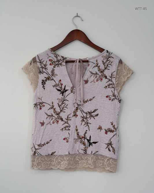 Shop Premium Womens Tank Top by Rose Autograph | Preloved Branded Clothes | Beige Cotton | Womens | OTS Thrift Store Islamabad Pakistan