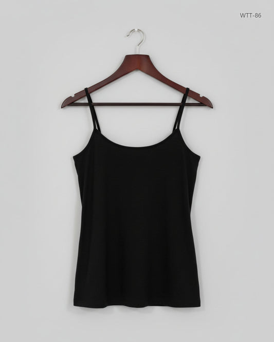 UK Imported secondhand Womens Tank Top - DUNNES brand, Black Cotton, Premium condition, for Womens - Online Thrift Store Islamabad Pakistan