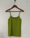Preloved Premium Womens Tank Top by Atmosphere, Olive Polyester for Womens - OTS Thrift Shop Peshawar Pakistan