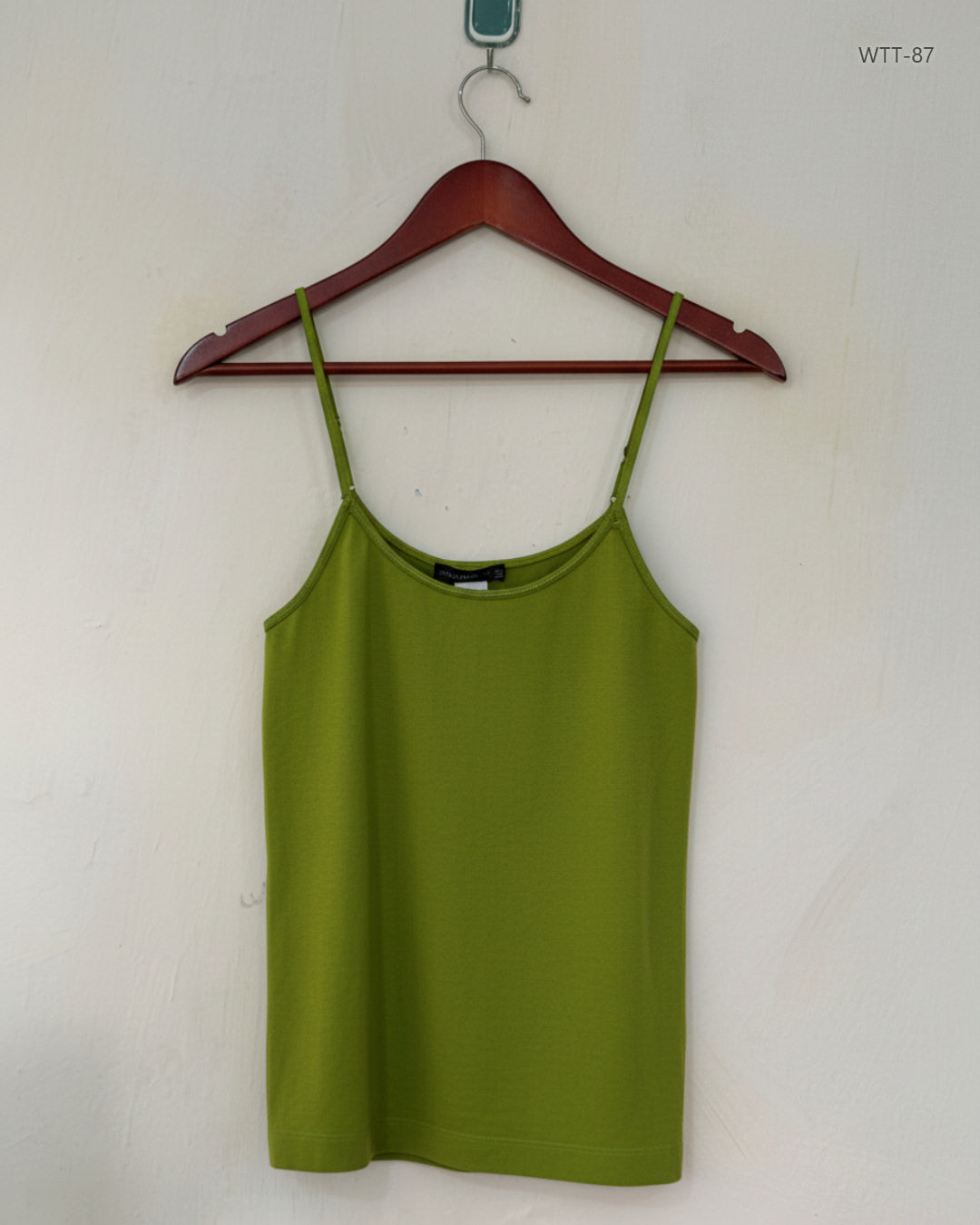 Preloved Premium Womens Tank Top by Atmosphere, Olive Polyester for Womens - OTS Thrift Shop Peshawar Pakistan