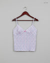 Womens Tank Top | Happit | Preloved Branded | White Cotton | Premium | OTS Thrift Store Peshawar Pakistan