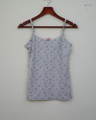 UK Imported secondhand Womens Tank Top - DUNNES brand, Grey Cotton, Premium condition, for Womens - Online Thrift Store Peshawar Pakistan