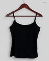 Womens Tank Top | Marks & Spencer | Preloved Branded | Black Viscose | Premium | OTS Thrift Store Peshawar Pakistan