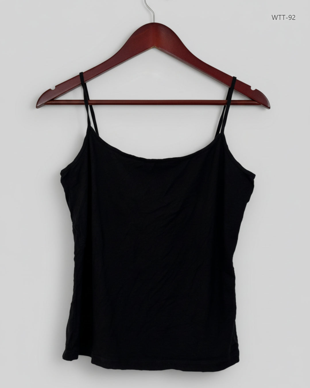 Womens Tank Top | Marks & Spencer | Preloved Branded | Black Viscose | Premium | OTS Thrift Store Peshawar Pakistan